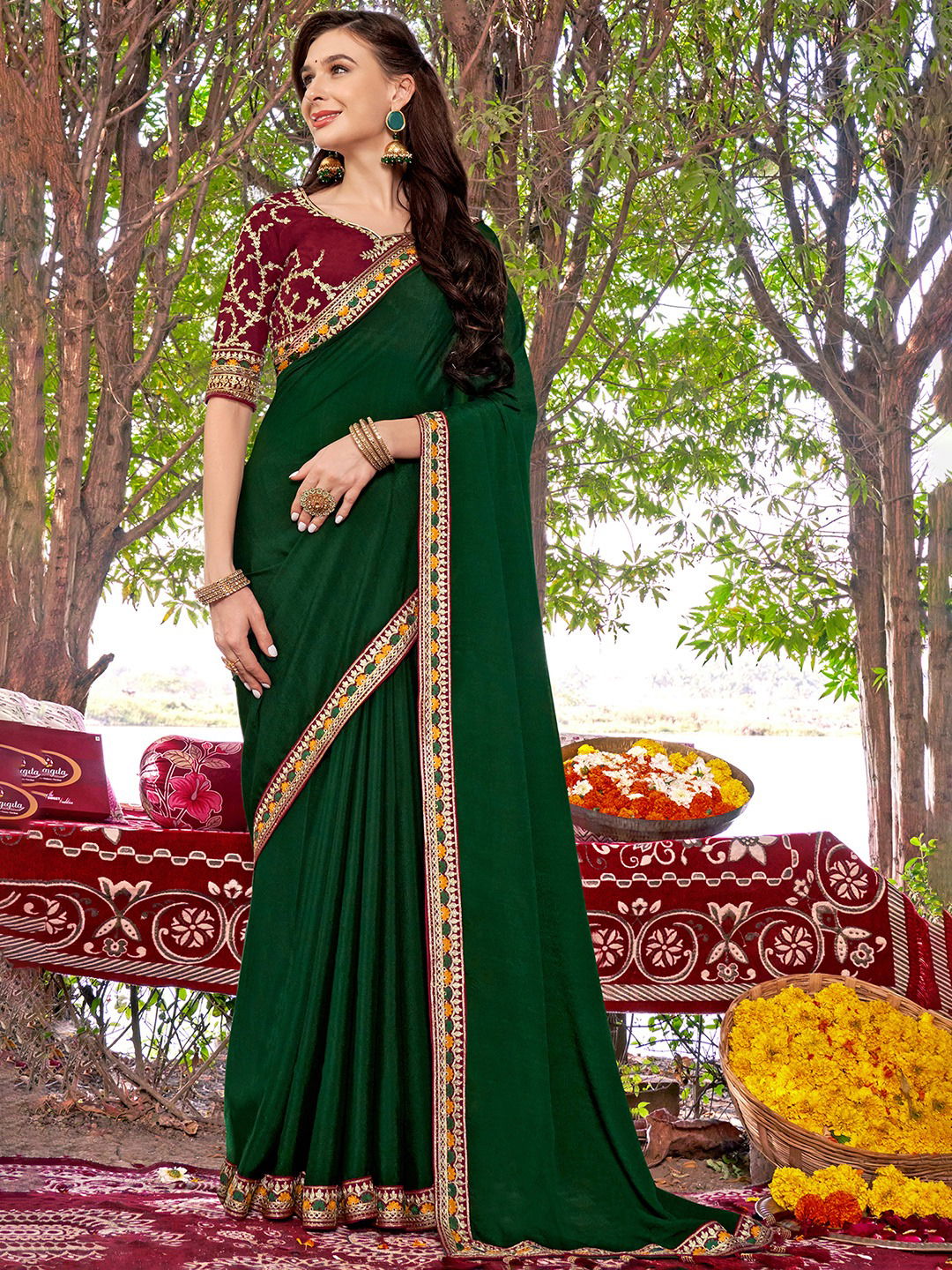 Aarushi vol 2 Designer Party Wear Sarees Catalog
